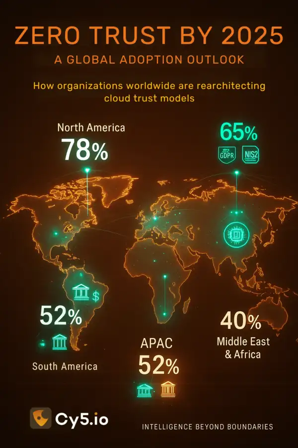 Zero Trust by Global Adoption, an outlook by Cy5, a cloud security provider