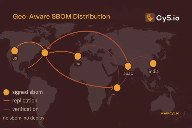 sbom compliance for cloud‑native systems and geo residency for sbom artifacts in Cy5's cloud security platform