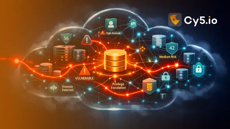 Attack Path Analysis & Graph-Based Visualization, a concept used by Cy5 in their ion cloud security platform, which is a cspm and siem tool