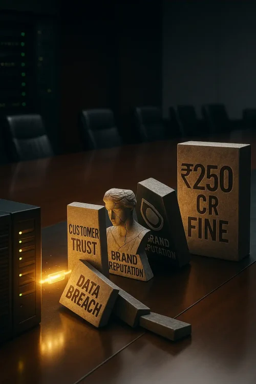 Data Breach Data breach in the case of DPDP Act violation leading to maximum fine of 250 Cr